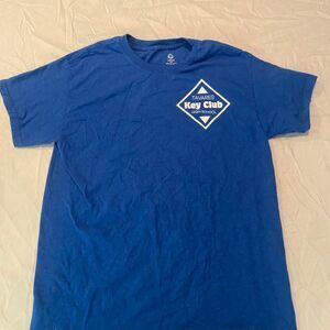 Custom Ink Men's Blue Volunteer T-shirt